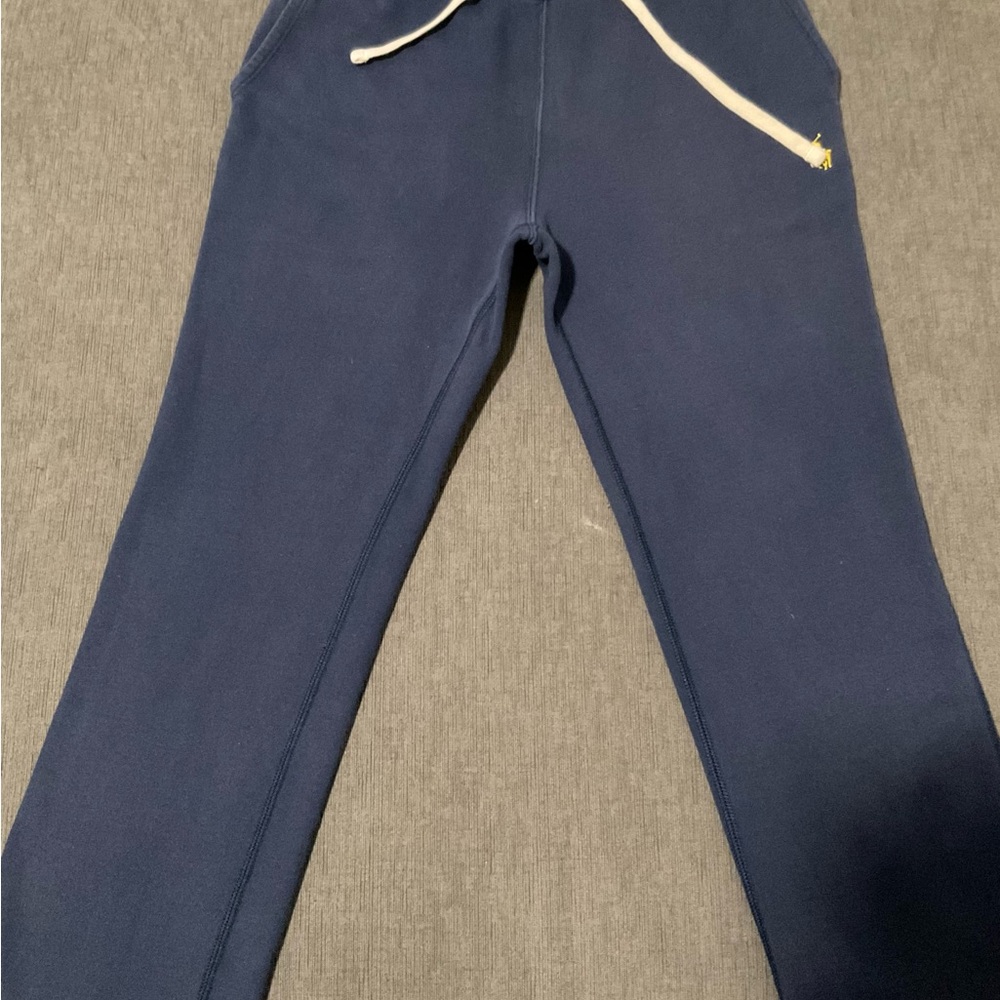 Polo by Ralph Lauren Blue Sweatpants with Straight Leg Design